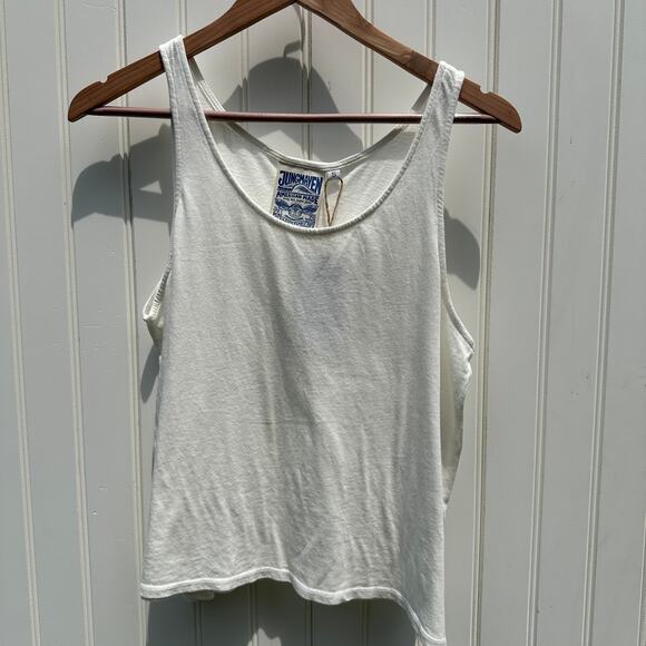 Jungmaven Trinity Tank Top Shirt Size Small Hemp Cotton NWT Washed White - Picture 2 of 10